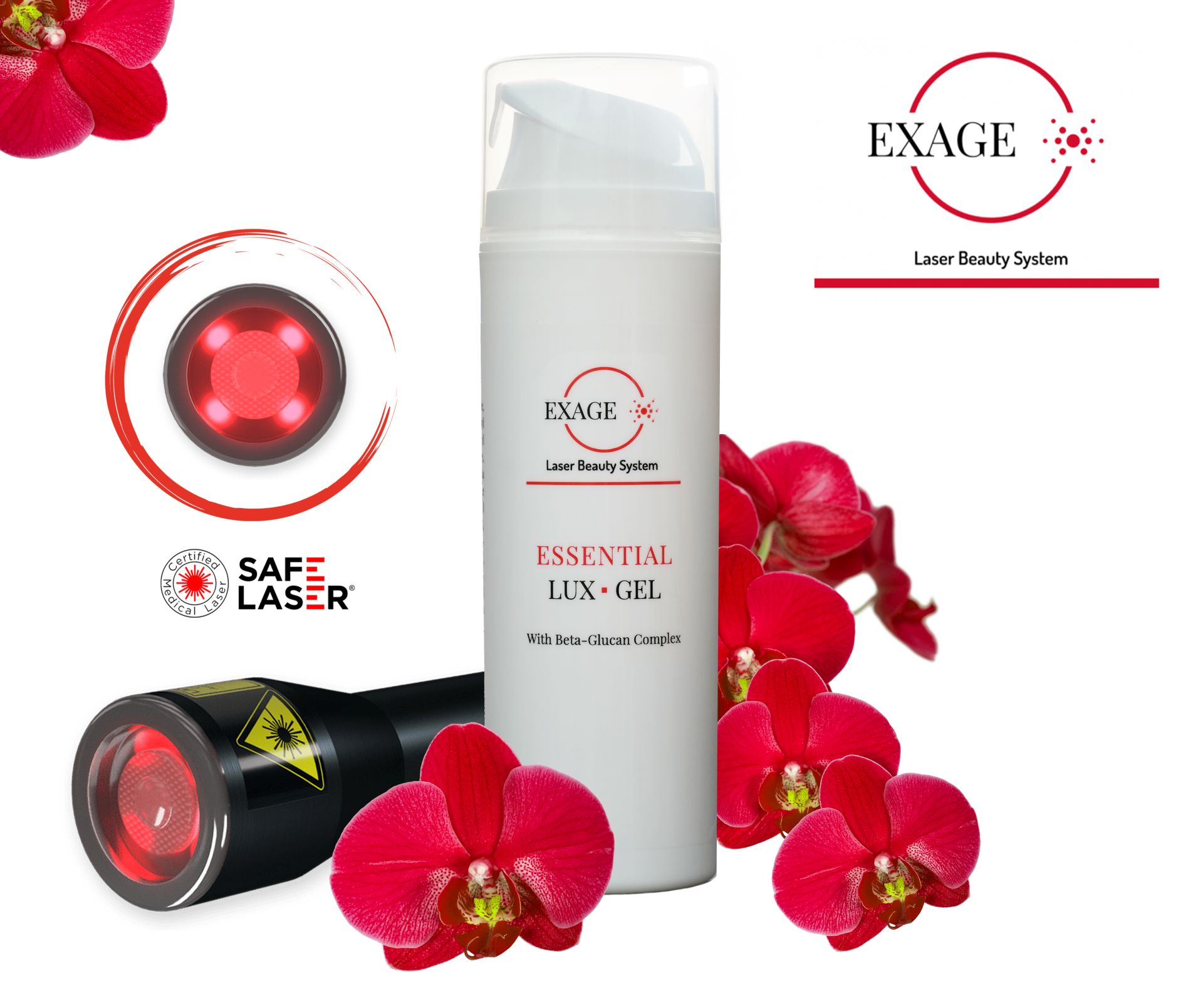 Az EXAGE - Laser Beauty System gél fő összetevői 